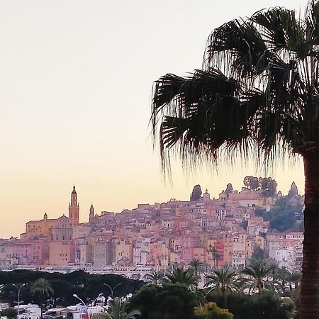 Menton Bord De Mer Studio Calme Avec Balcon, Ascenseur, Climatisation, Ideal Location Quiet Near Sea, Balcony, Elevator, Ac Kültér fotó